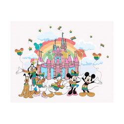 lgbt svg, mouse and friends svg, magical castle rainbow svg, rainbow flag svg, equality svg, support lgbt rights, lgbt c