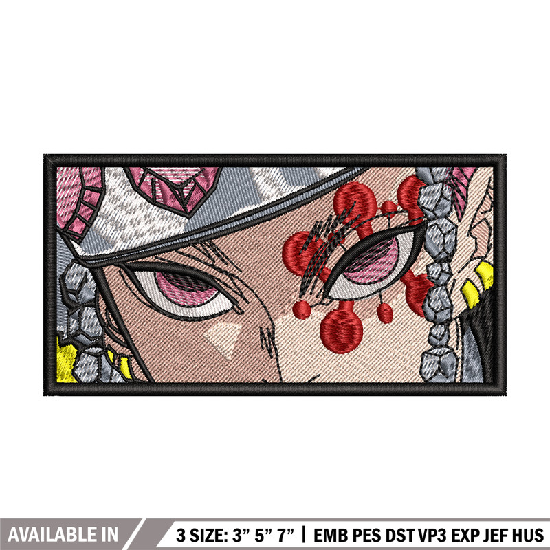 Tengen Uzui eyes embroidery design, Kimetsu no Yaiba embroidery, anime design, anime shirt, Digital download.jpg