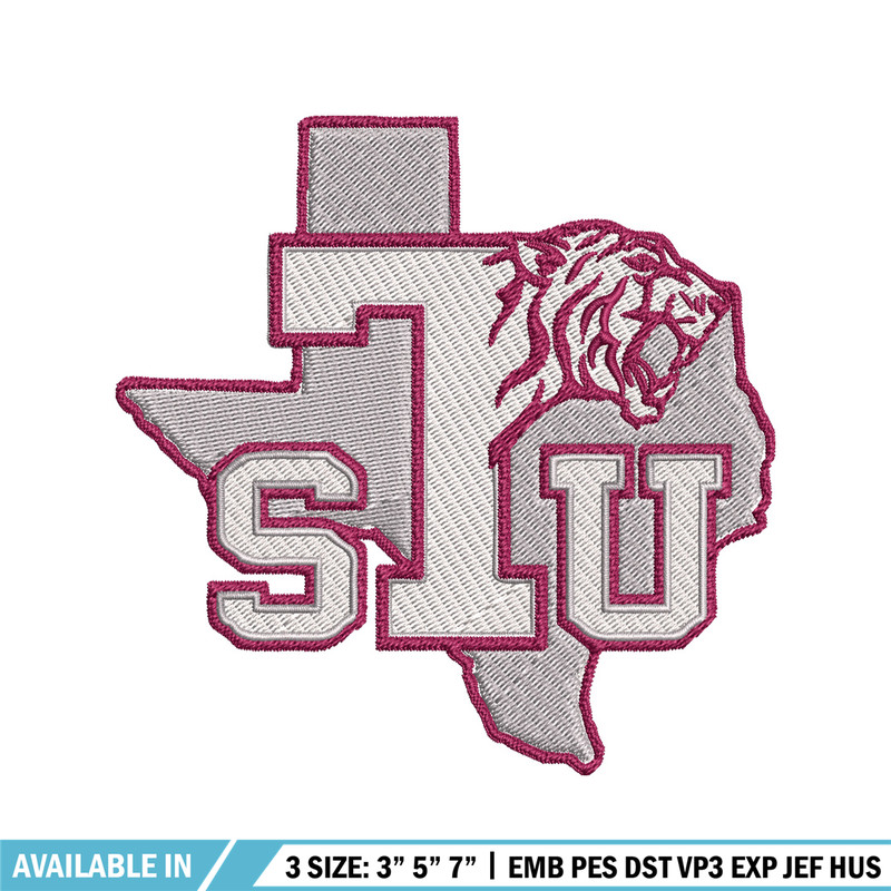 Texas Southern Tigers embroidery design, Texas Southern Tigers embroidery, logo Sport, Sport embroidery, NCAA embroidery.jpg