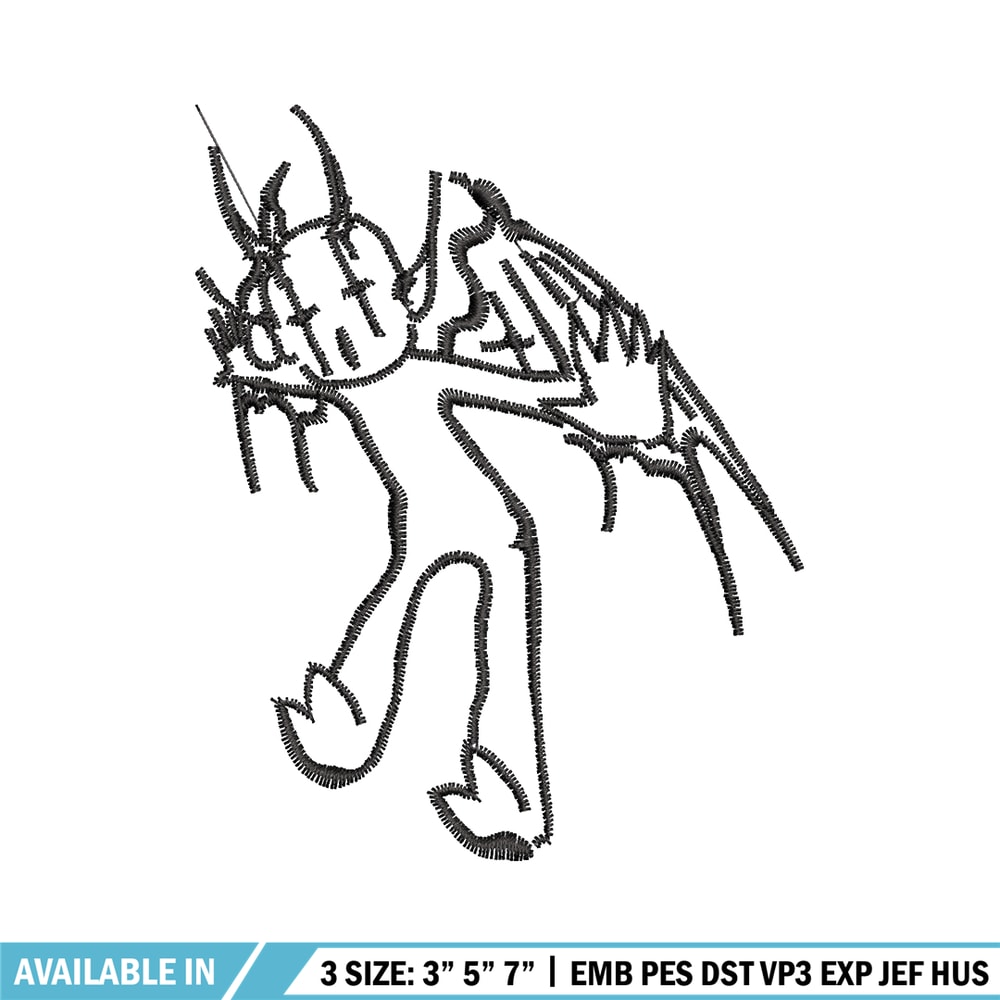 The Devil logo embroidery design, The Devil embroidery, logo design, Embroidery shirt, logo shirt, Instant download.jpg