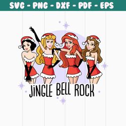 christmas svg , mean girls svg , christmas princess princesses svg png clipart , cut file layered by color