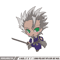 Toshiro chibi embroidery design, Bleach embroidery, Anime design, Embroidery file, Embroidery shirt, Digital download.jpg