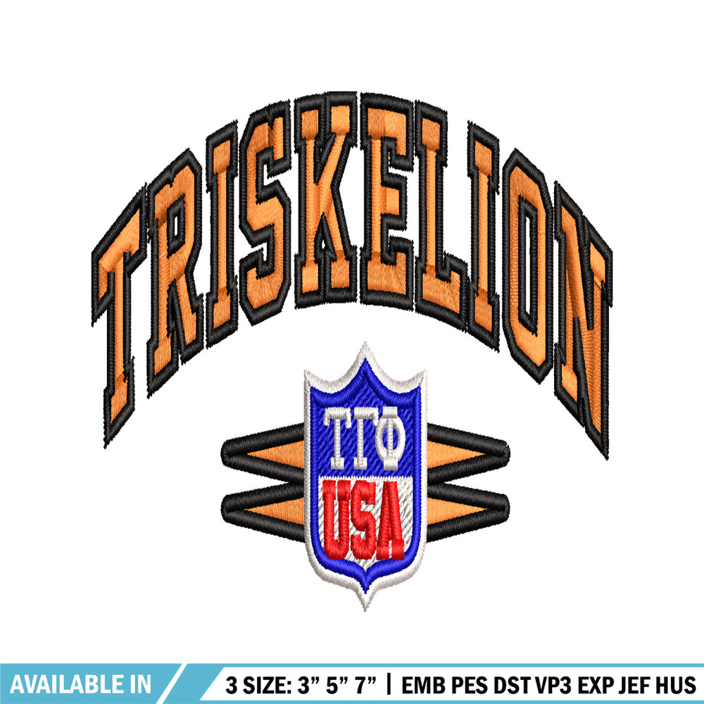 Triskelion logo embroidery design, Triskelion embroidery, logo design, embroidery file, logo shirt, Digital download..jpg