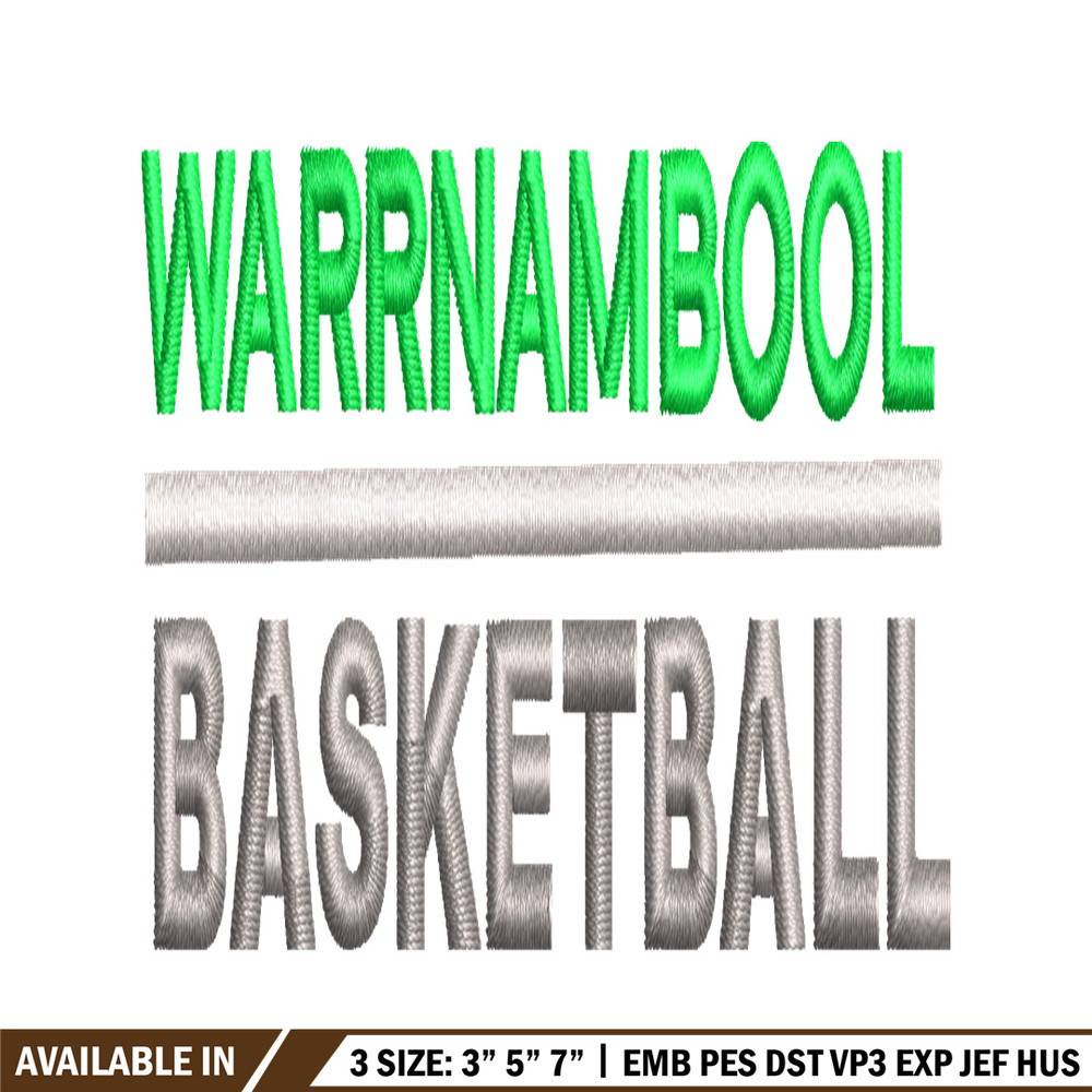 Warrnambool Basketball embroidery design, Warrnambool Basketball embroidery, logo design, logo shirt, Digital download..jpg