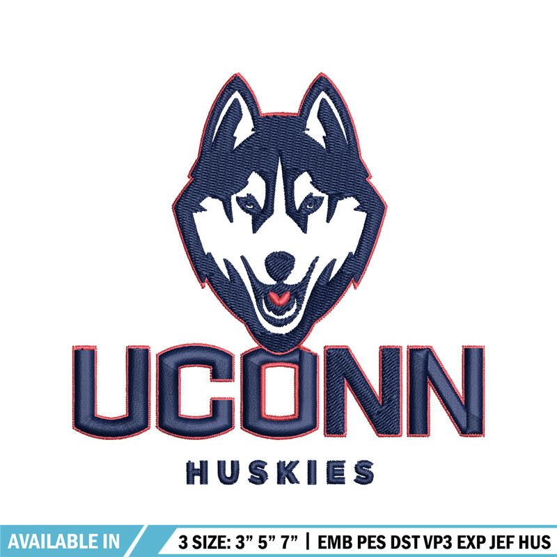 UConn Huskies embroidery design, UConn Huskies embroidery, logo Sport, Sport embroidery, NCAA embroidery..jpg