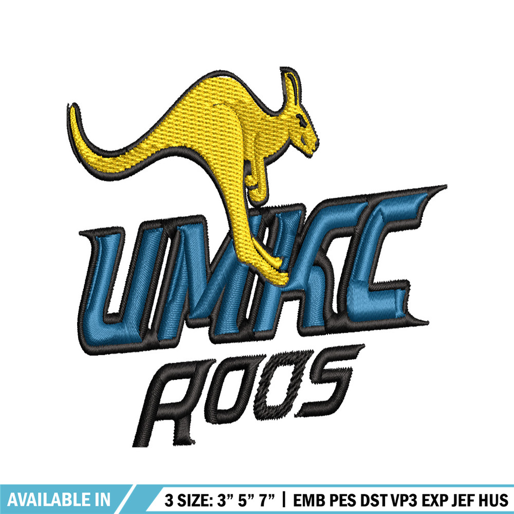 UMKC Kangaroos embroidery design, UMKC Kangaroos embroidery, logo Sport, Sport embroidery, NCAA embroidery..jpg