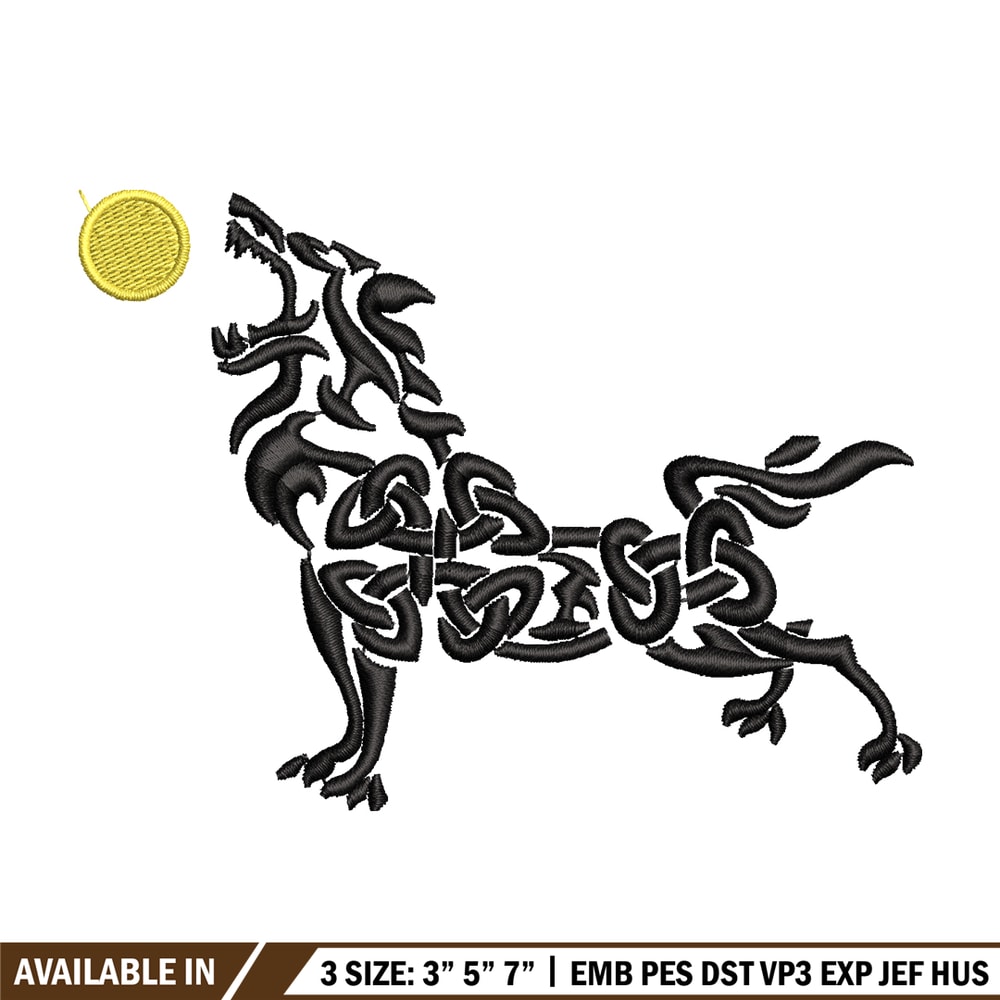 Wolf logo embroidery design, Wolf logo embroidery, Wolf design, logo design, Embroidery shirt, Instant download.jpg