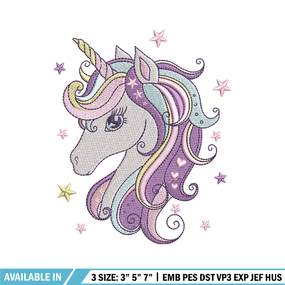 Unicorn cartoon embroidery design, Unicorn cartoon embroidery, logo design, Embroidery shirt, Instant download.jpg