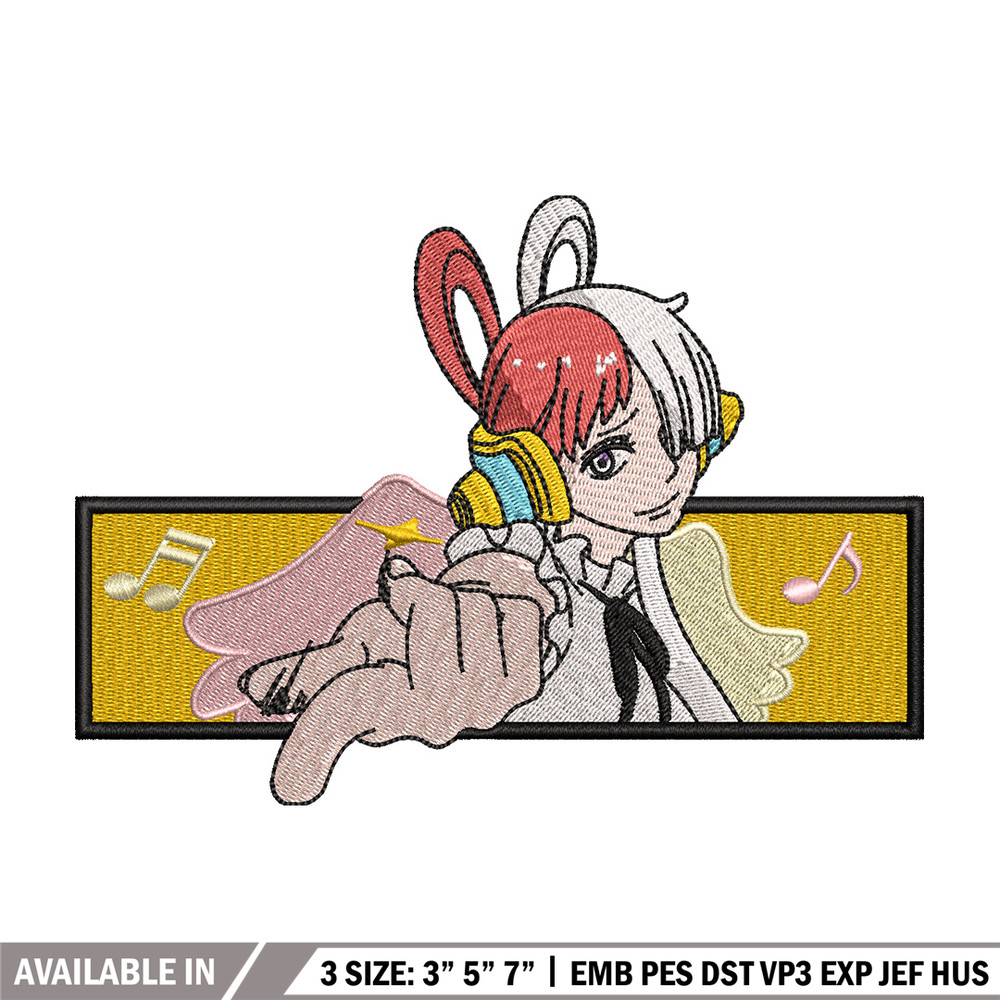 Uta box embroidery design, One piece embroidery, Anime design, Embroidery shirt, Embroidery file, Digital download.jpg