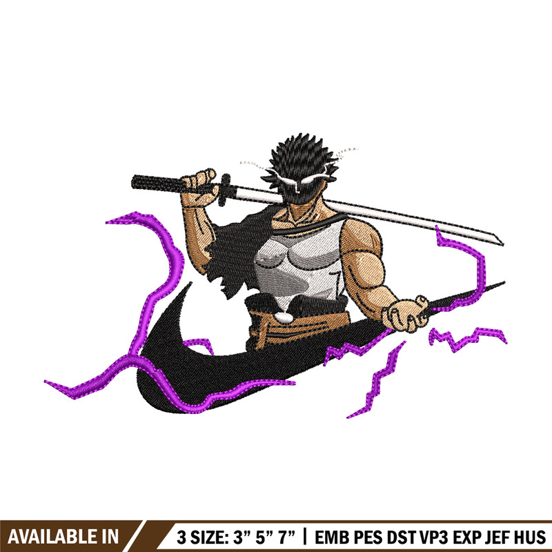 Yami Sukehiro Nike embroidery design, Black Clover embroidery, Nike design, anime design, anime shirt, Digital download.jpg