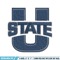 Utah State Aggies embroidery design, Utah State Aggies embroidery, logo Sport embroidery, NCAA embroidery..jpg