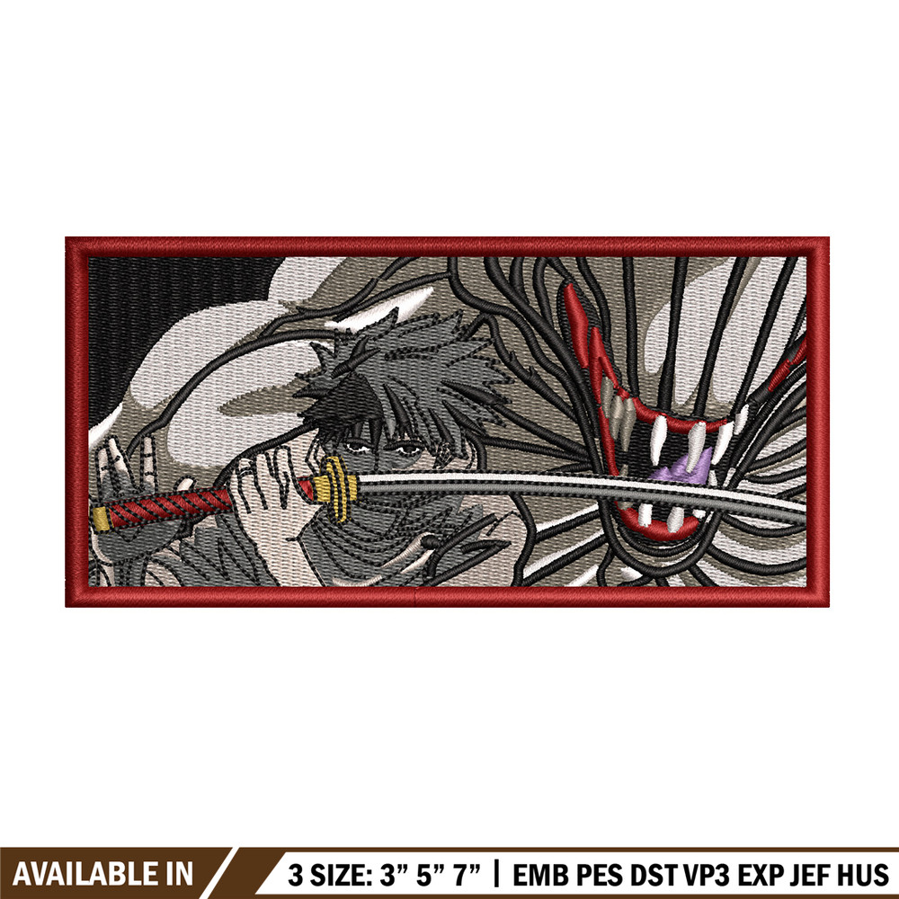 Yuta and rika embroidery design, Jujutsu embroidery, Anime design, Embroidery shirt, Embroidery file, Digital download.jpg