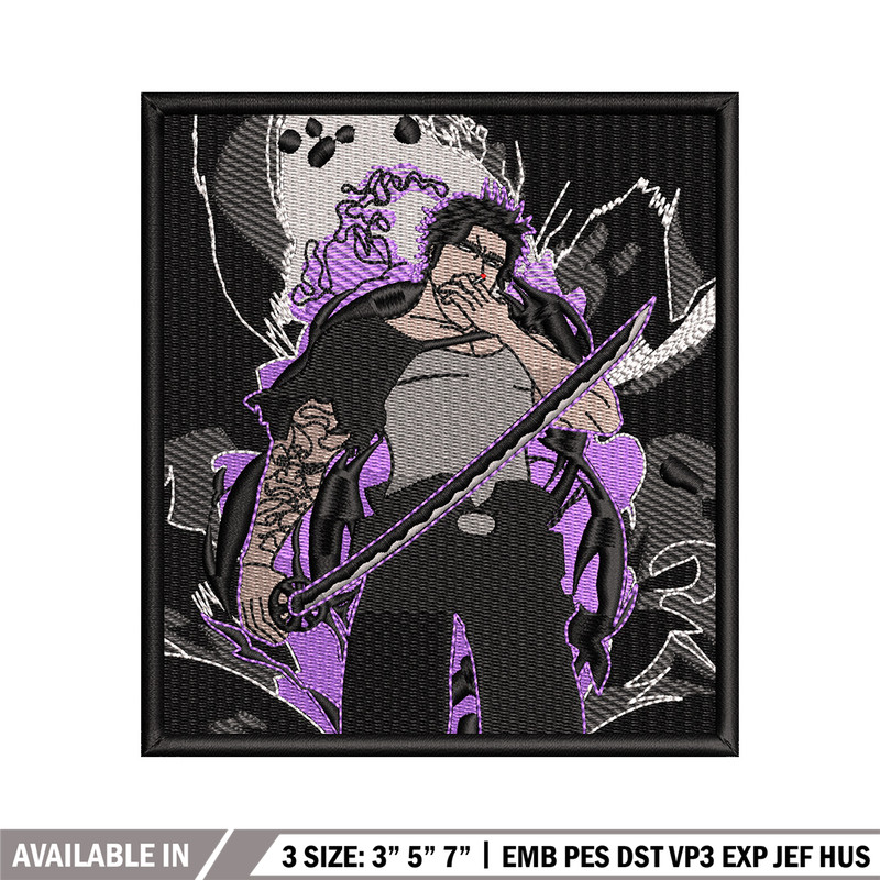 Yami box embroidery design, Black clover embroidery, Anime design, Embroidery shirt, Embroidery file, Digital download.jpg