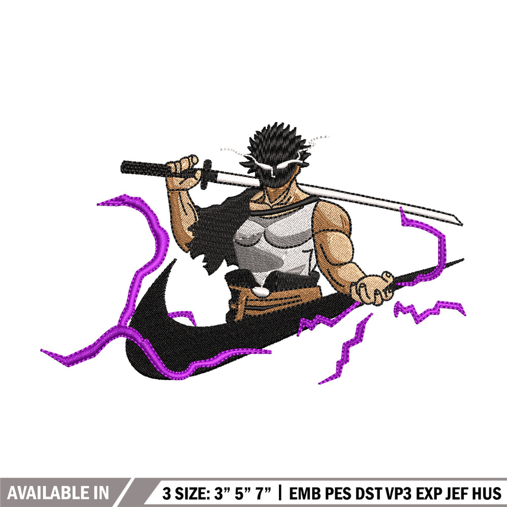 Yami Sukehiro Nike embroidery design, Black Clover embroidery, Nike design, anime design, anime shirt, Digital download.jpg