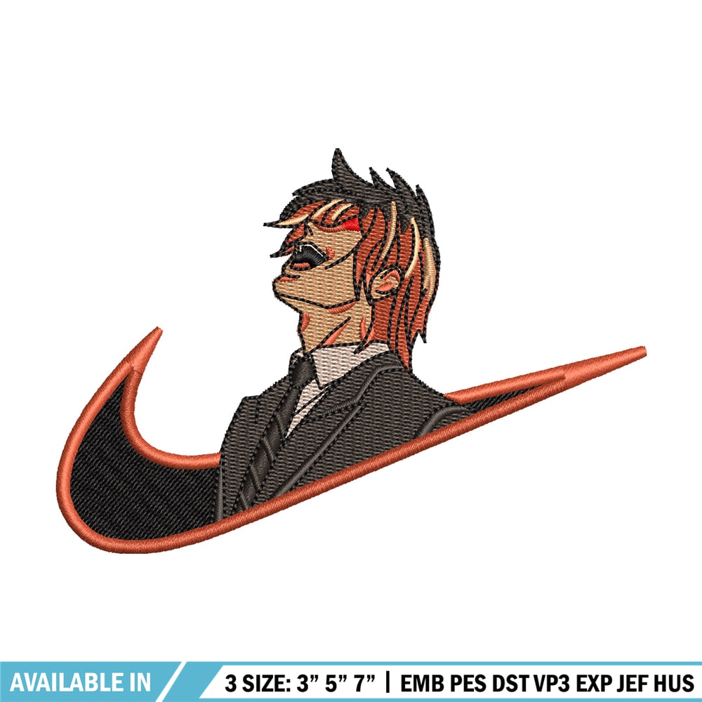 Yagami nike embroidery design, Death note embroidery, Nike design, Embroidery shirt, Embroidery file, Digital download.jpg