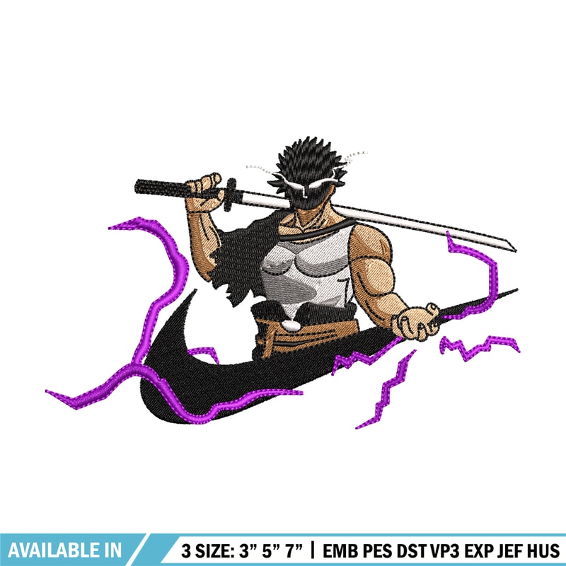 Yami Sukehiro Nike embroidery design, Black Clover embroidery, Nike design, anime design, anime shirt, Digital download.jpg