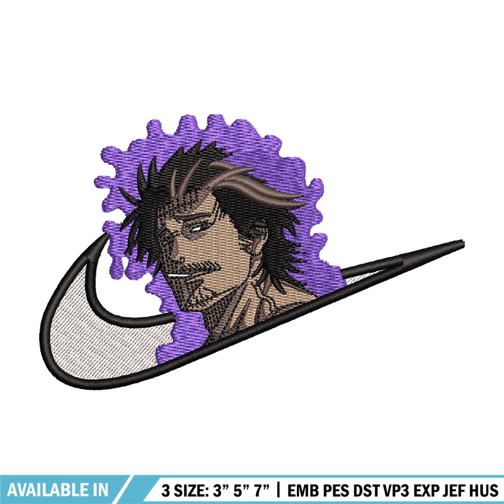 Yami x nike embroidery design, Black clover embroidery, Nike design, Embroidery shirt, Embroidery file, Digital download.jpg