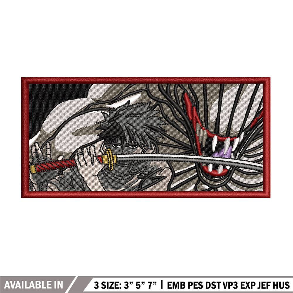 Yuta and rika embroidery design, Jujutsu embroidery, Anime design, Embroidery shirt, Embroidery file, Digital download.jpg