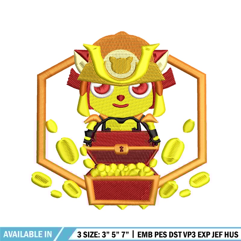 Yellow cartoon embroidery design, Yellow cartoon embroidery, logo design, Logo shirt, embroidery file, Digital download.jpg