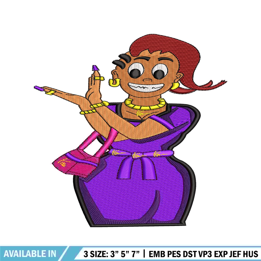 Yike girl embroidery design, Yike girl embroidery, logo design, Logo shirt, embroidery file, Digital download.jpg