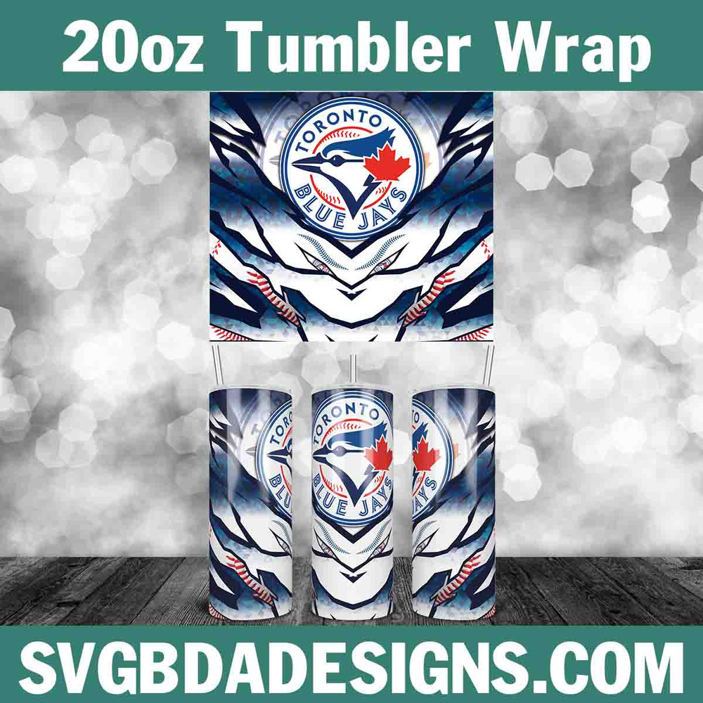 Toronto Blue Jays Baseball 20oz Tumbler Template.jpg