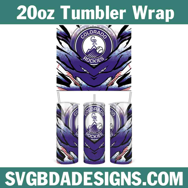 Colorado Rockies Baseball 20oz Tumbler Template.jpg