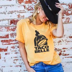 taco belle, belle, gift, beauty and the beast, cinco de mayo, summer, belle, gift for her, graphic tee, taco bell, princ