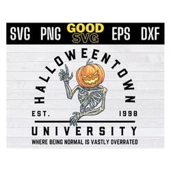 halloween town university skeleton svg, halloweentown university svg png , halloweentown est 1998 png