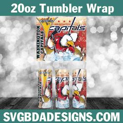 washington capitals tumbler template 20oz, 20oz nhl tumbler wrap, nhl hockey template wrap, washington capitals hockey