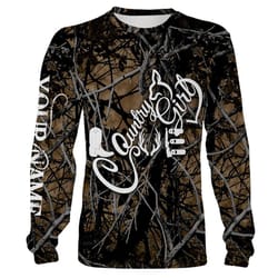 country girl outshine lifestyle camo custom name 3d all over print hoodies, sweatshirt, t-shirt, long sleeves, face shie