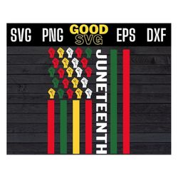 juneteenth black history strong african-american freedom day svg png dxf eps cricut,celebrate juneteenth svg,black histo