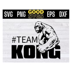 godzilla vs kong svg , team kong svg png dxf eps cricut file silhouette art