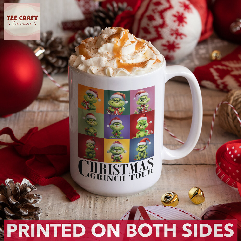 Christmas Greench Gifter Mug, Funny Greenchmas Mug, Cute Christmas Family Mug, Christmas Secret Gifts, Christmas Mug For Kid, Gift For Her - 2.jpg