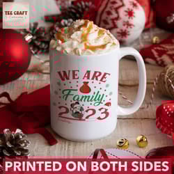 we are family 2023 christmas mug, disney mickey mug, christmas vibes