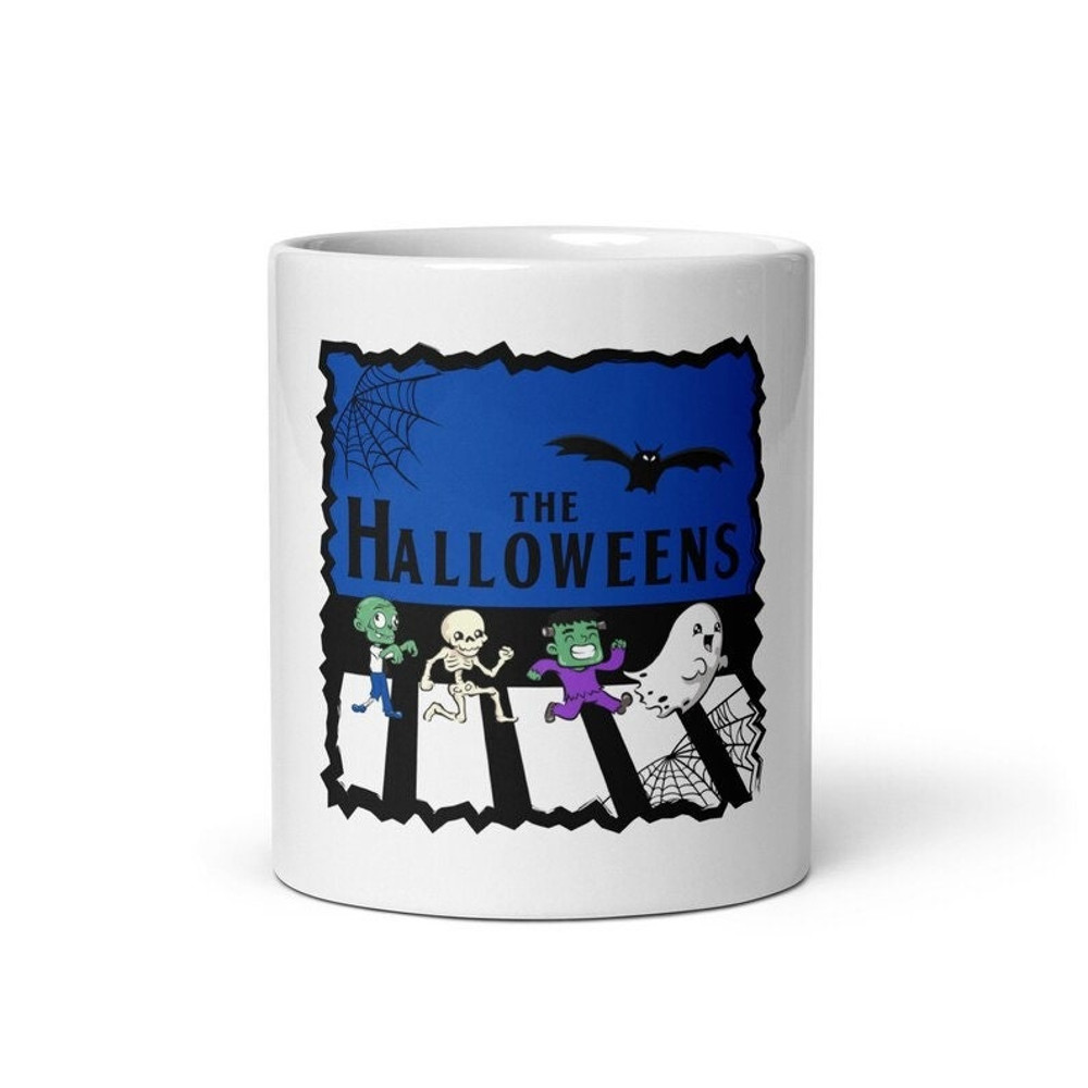 Monster Crosswalk Halloween Parade Mug, Coffee Mug With Monsters Halloween - 1.jpg