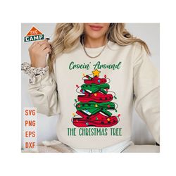 crocin around the christmas tree svg, funny christmas svg, clog shoes svg, christmas tree svg, funny holiday shirt, chri