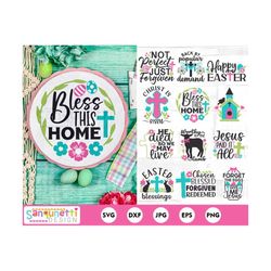 christian easter bundle, religious easter svg, christian easter clipart