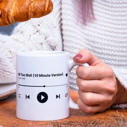 all too well coffee mug, xo taylor swift mug, all too well