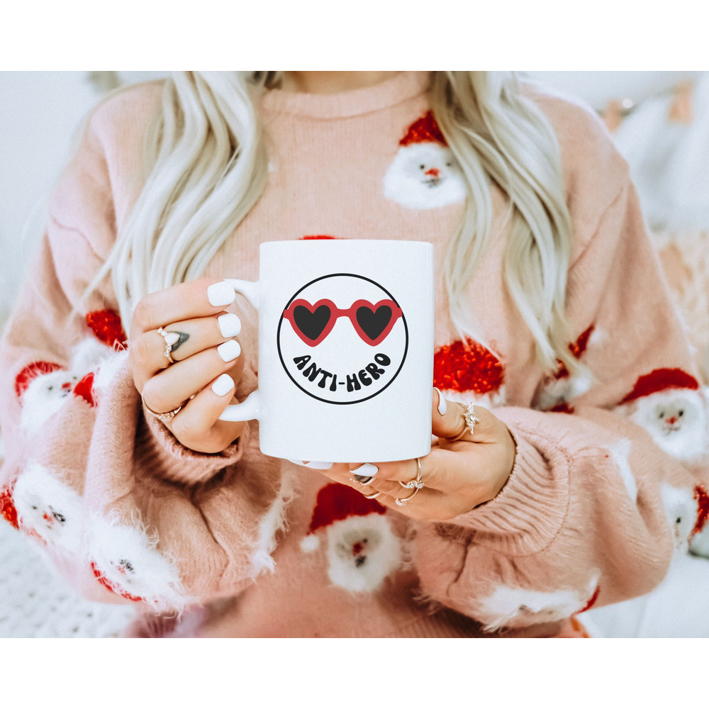 Anti Hero Mug, Taylor Swiftie Merch, Antihero Coffee Mug, Swiftie Gifts, Gifts for Her - 1.jpg