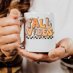 fall coffee mug, fall vibes mug, pumpkin mug for fall