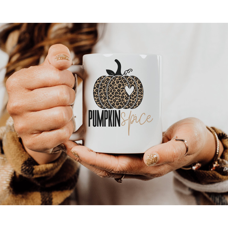 Hello Pumpkin Mug, Pumpkin Spice Leopard Mug, Fall Coffee Mug, Pumpkin Mug for Fall, Cute Coffee Mug - 7.jpg