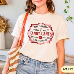 christmas candy shirt, candy cane shirt, christmas crewneck shirt, vintage christmas shirt, kringle candy co shirt x181