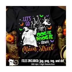 main street svg, oogie boogie bash svg, spooky castle svg, trick or treat svg, cut files svg dxf jpeg png, instant digi