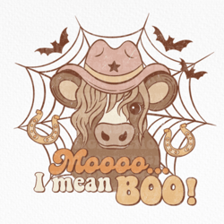 Retro Western Halloween PNG Sublimation