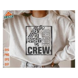 4th grade crew svg, 4th grade squad svg, first day of school svg, 4th grade teacher, fourth grade svg, fourth grade teac