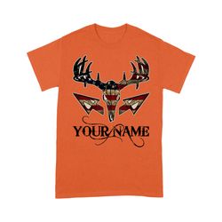 custom deer skull deer head american flag bow hunting t shirts for bow hunters ffs &8211 iphw332