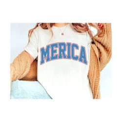 merica svg, merica varisty svg, america svg, retro 4th of july svg, 4th of july svg, patriotic svg, fourth of july svg,