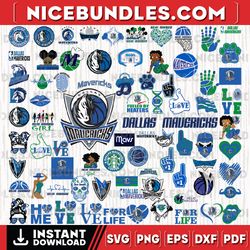 79 files dallas mavericks team bundles svg, dallas maverick svg, nba teams svg, nba svg, instant download