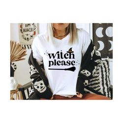 witch please svg, basic witch svg, witch party svg, spooky season svg, retro halloween svg, spooky vibes svg, spooky bab