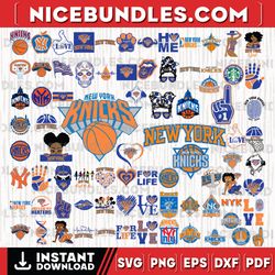 79 files new york knicks national team bundles svg, new york knicks national svg, nba svg, instant download